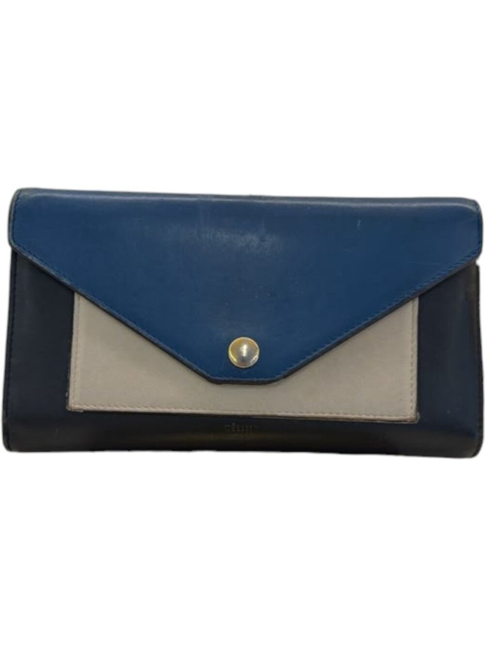 590152CR C1 Celine Wallet Long Black Leather